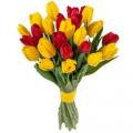 Букеты из 25 тюльпанов