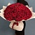 201 красная роза 50 см.