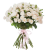 Букет из 21 белой кустовой розы
