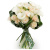 Букет из кремовых роз и калл Букет из кремовых роз и калл