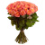 Букет из 45 коралловых роз