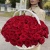 101 красная роза в корзине