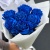 Букет из 7 синих роз Premium
