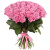 Букет из 75 розовых роз
