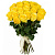 Букет из 25 желтых роз