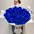 Букет из 51 синей розы Premium